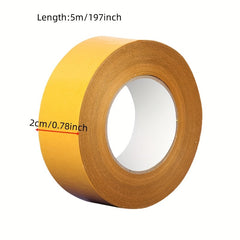 Strong Double-Sided Carpet Adhesive Tape, Transparent Mesh Design