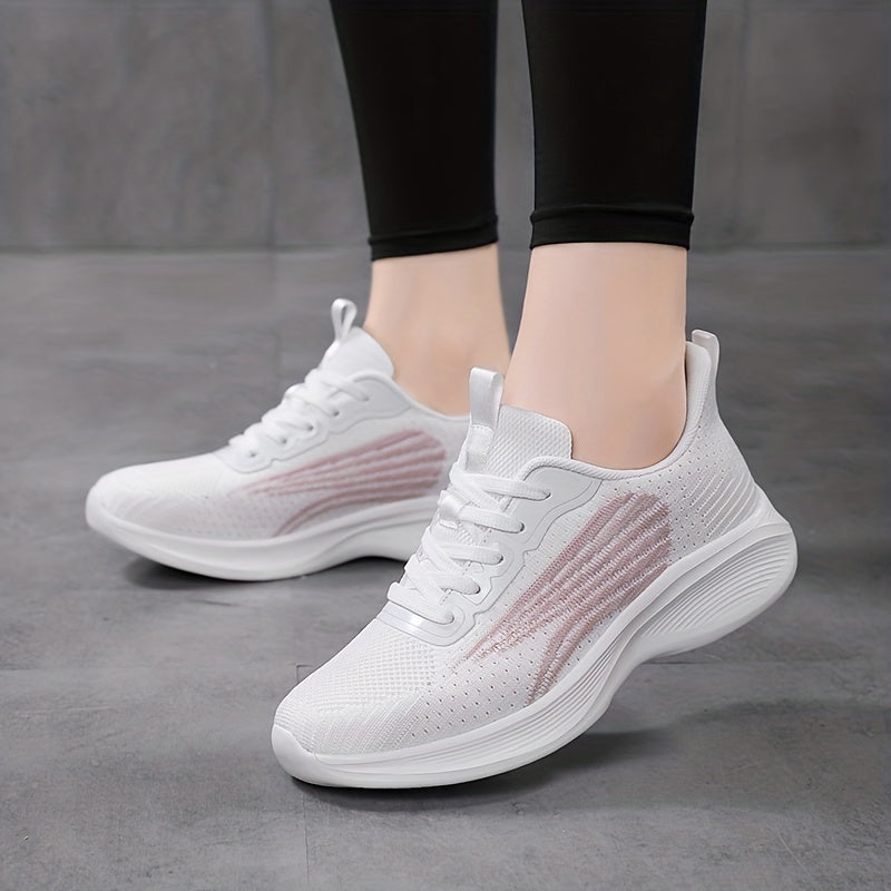 Breathable Mesh Walking Shoes Soft Sole Athletic Sneakers For Women