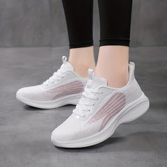 Breathable Mesh Walking Shoes Soft Sole Athletic Sneakers For Women