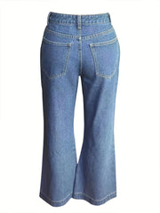 Flare Jeans Wide Legs Bell Bottom Women's Denim Jeans