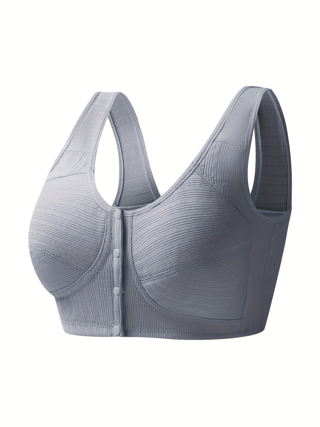 Front Buckle Wireless Push Up Bra for Women
