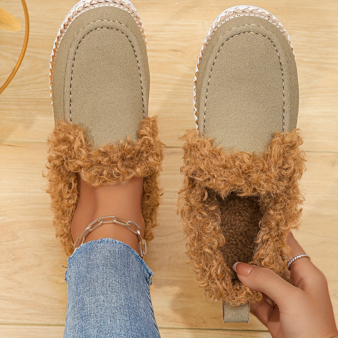 Women's Casual Thickened Warm Snow Shoes with Comfortable Bottom