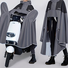 Long Body Rainproof Motorcycle Riding Raincoat