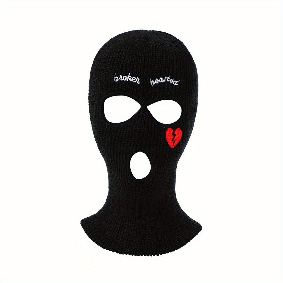 Mens Broken Love LOVER 666 Three Hole Mask Cycling Helmet Balaclava Mask