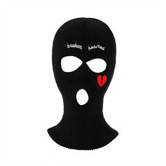 Mens Broken Love LOVER 666 Three Hole Mask Cycling Helmet Balaclava Mask
