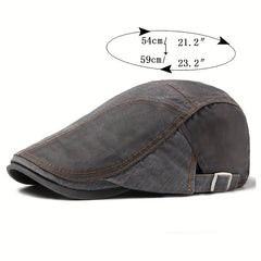 Newsboy Cap Summer Beret Vintage Visor Flat Caps Patchwork Fabric