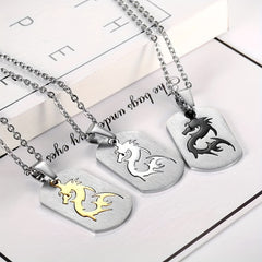 Dragon Pendant Necklace Holiday Party Gift Boys and Girls Accessories