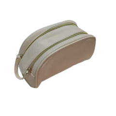 Double Zipper Cosmetic Bag Water Resistant Make Up Pouch Travel Toiletry Bag