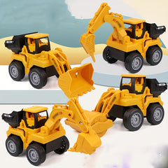 Children's Inertia Car Excavator Backhoe Truck Model Car