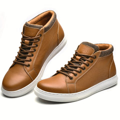 Men's Leather Stitch Ankle Boots Wear Resistant Non Slip Riding