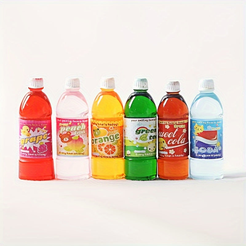 Dollhouse Drink Bottles Juice Food Props Kitchen Accessories