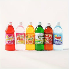 Dollhouse Drink Bottles Juice Food Props Kitchen Accessories