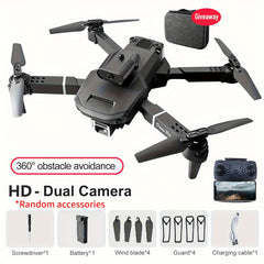 E100 Drone 4 Sided Obstacle Avoidance Dual Camera One Key Takeoff Landing
