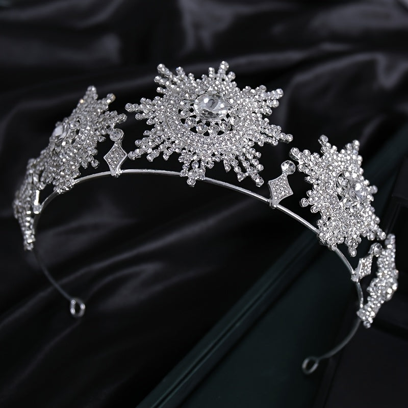 Crystal Rhinestone Bridal Crown Wedding Tiara