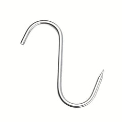 4pcs Stainless Steel S Hooks Hanging Meat Salami Ham Duck Hooks