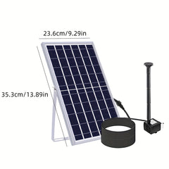 12W Solar Fountain Pump for Ponds and Gardens