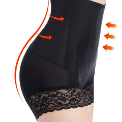 Lace High Waist Panties Bikini Brief Underwear Women's Shapewear