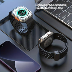 Stylish Magnetic Silicone Strap for iPhone Watch 8 7 6 5 4