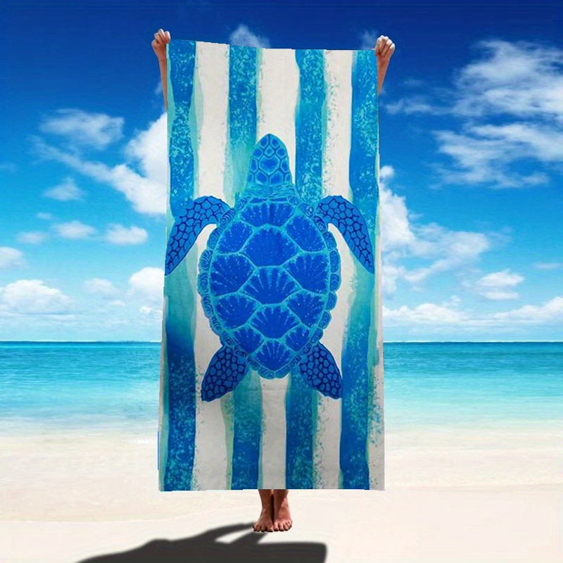 Soft Sand Proof Turtle Beach Towel for Swimming Camping Vacation
