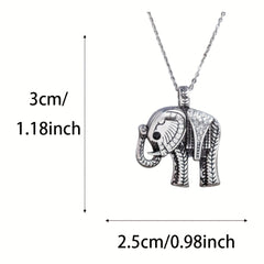 Elephant Pendant Necklace Animal Necklace Women Jewelry Necklace