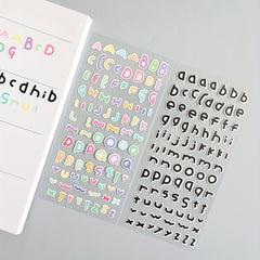 2pcs Cartoon DIY Journal Decorative Sticker Set