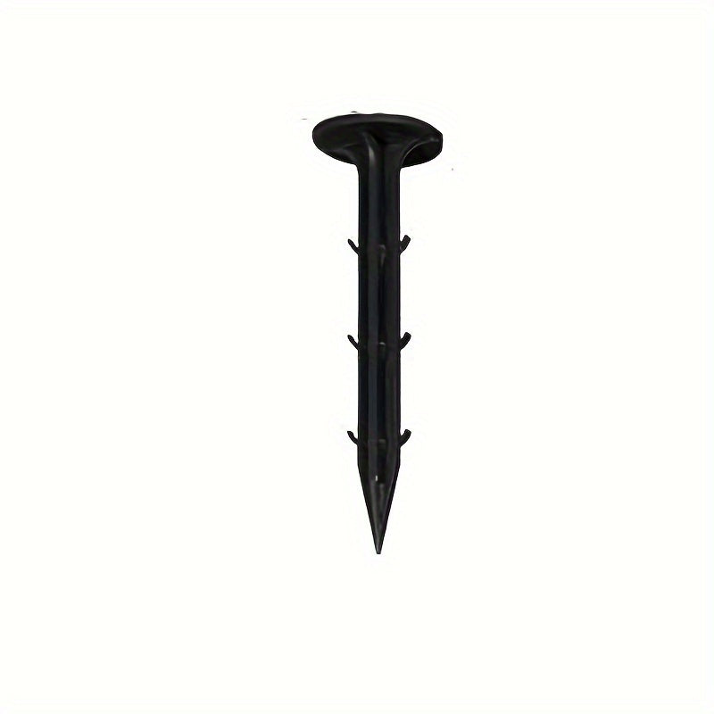 100pcs Plastic Gardening Ground Nail Garden Shed Grass Proof Cloth Ground Nails