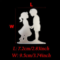 Wedding Bride & Groom Cutting Dies Metal Die Cuts DIY Scrapbooking Card Making