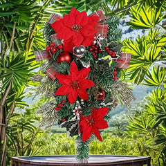 Christmas Flower Hanging Decoration For Wall And Door