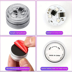 Wireless LED Car Interior Ambient Light Remote Control