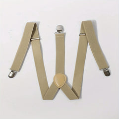 Elastic Non-slip Suspenders With Adjustable Clips