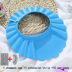 Baby Shampoo Cap with Extension Strip and Ear Protectors