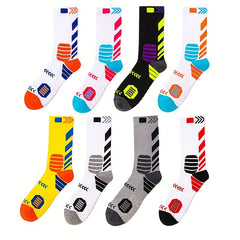 3 Pairs Sport Socks for Skateboard Basketball Runn