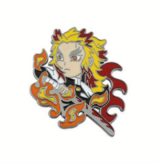 Boys Cartoon Anime Brooch Fun Pin for Hats & Clothing