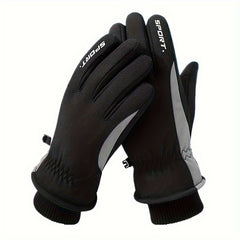 Men's Winter Skiing Gloves Touch Screen Windproof Mountaineering Cycling