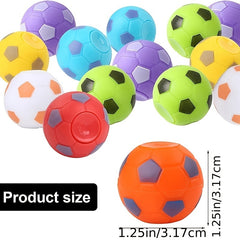 Football Fidget Spinner Silicone Vent Toy Anxiety Relief Key Chain