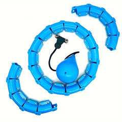 Smart Weighted Fitness Hoop 24 Knots Detachable Exercise Ring for Weight Loss