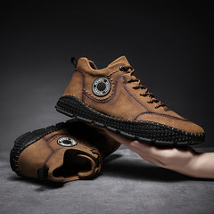 Men's Ankle Boots Casual Walking Sneakers Rubber Sole