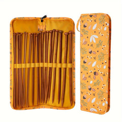 Waterproof Storage Bag for Crochet Needles and Yarn