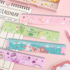 Cartoon Acrylic Ruler Student Office Drawing Measuring Ruler