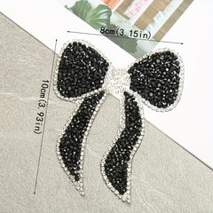 Rhinestone Bowknot Beads Ironing Drilling Hot Melt Adhesive DIY Accessories
