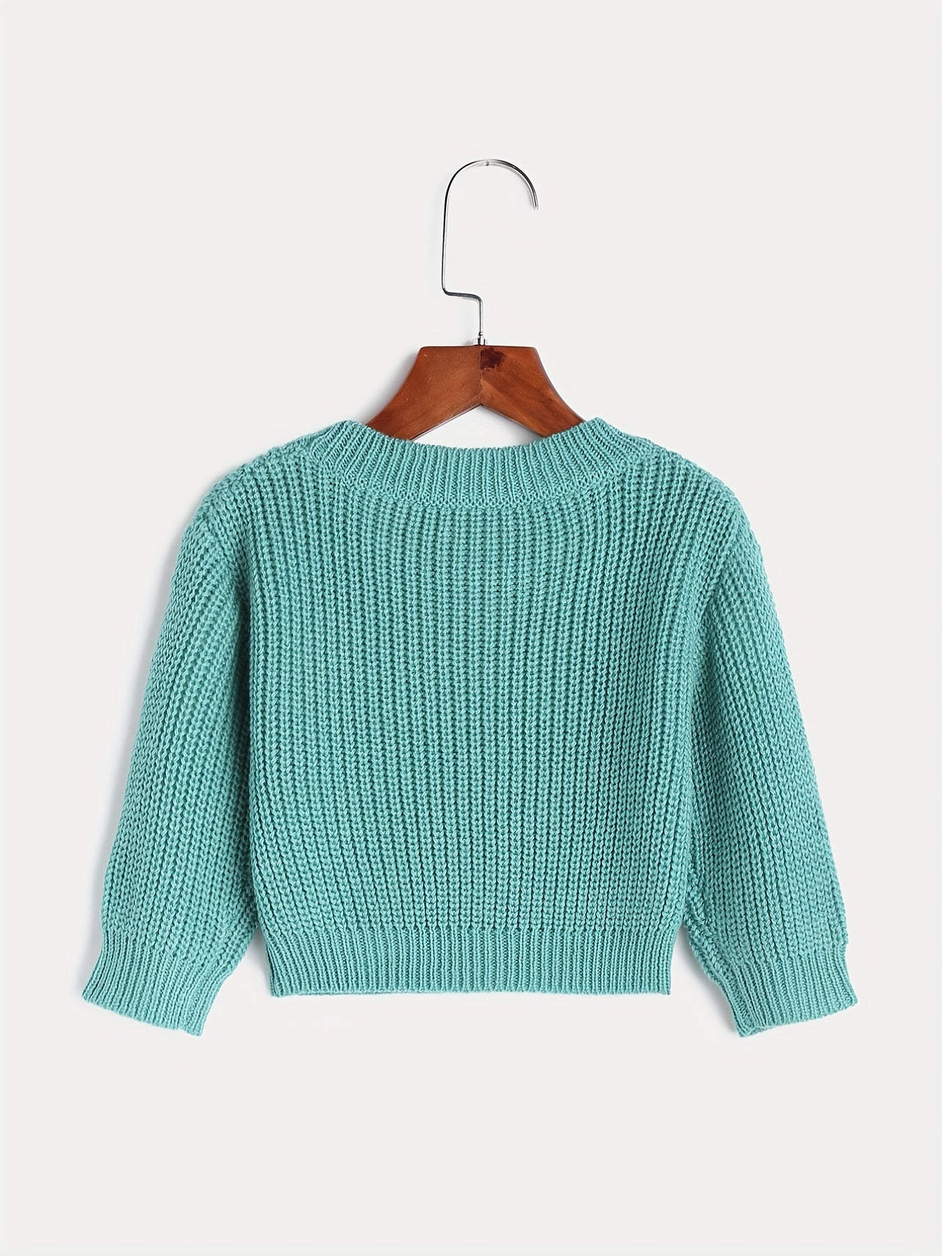 Kids Long Sleeve Knitted Pullover Sweater