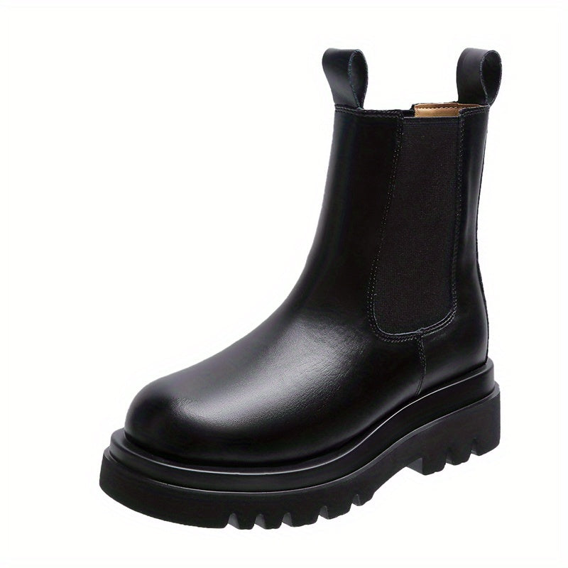 Women's Stretch Fabric Slip On Boots Non-Slip Stylish Side Boots