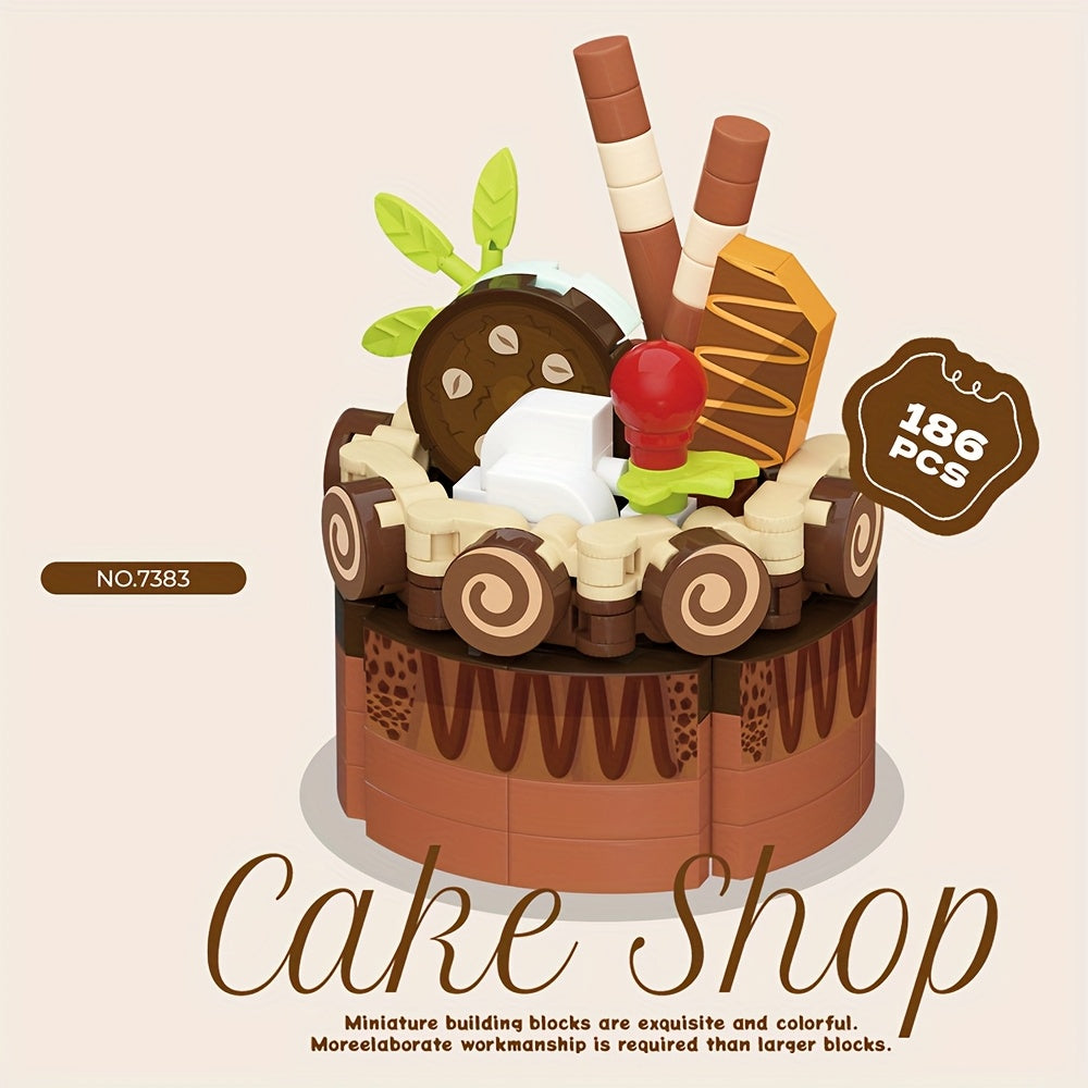 Novel Dessert Model Assembly Toys for Ages 8+