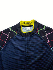 Men's Cycling Jersey Reflective Strip 3 Pockets Quick Dry Sportswear