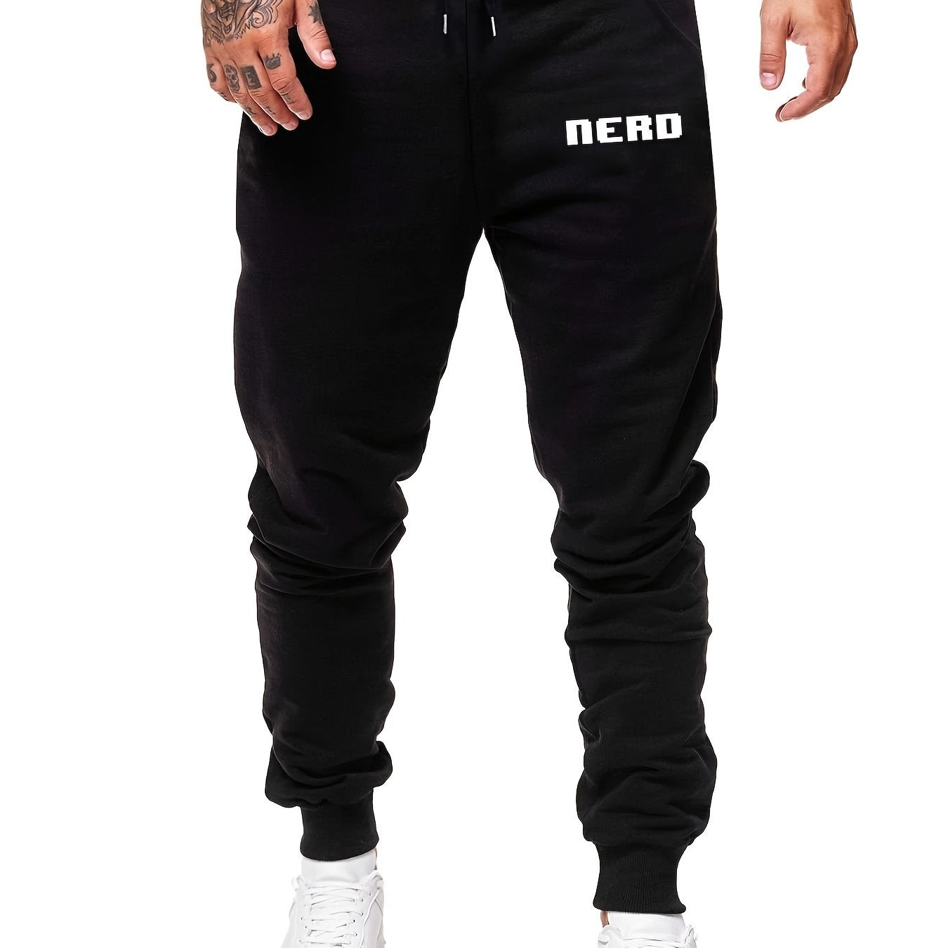 NERD Warm Sweatpants Men's Casual Drawstring Jogger Pants