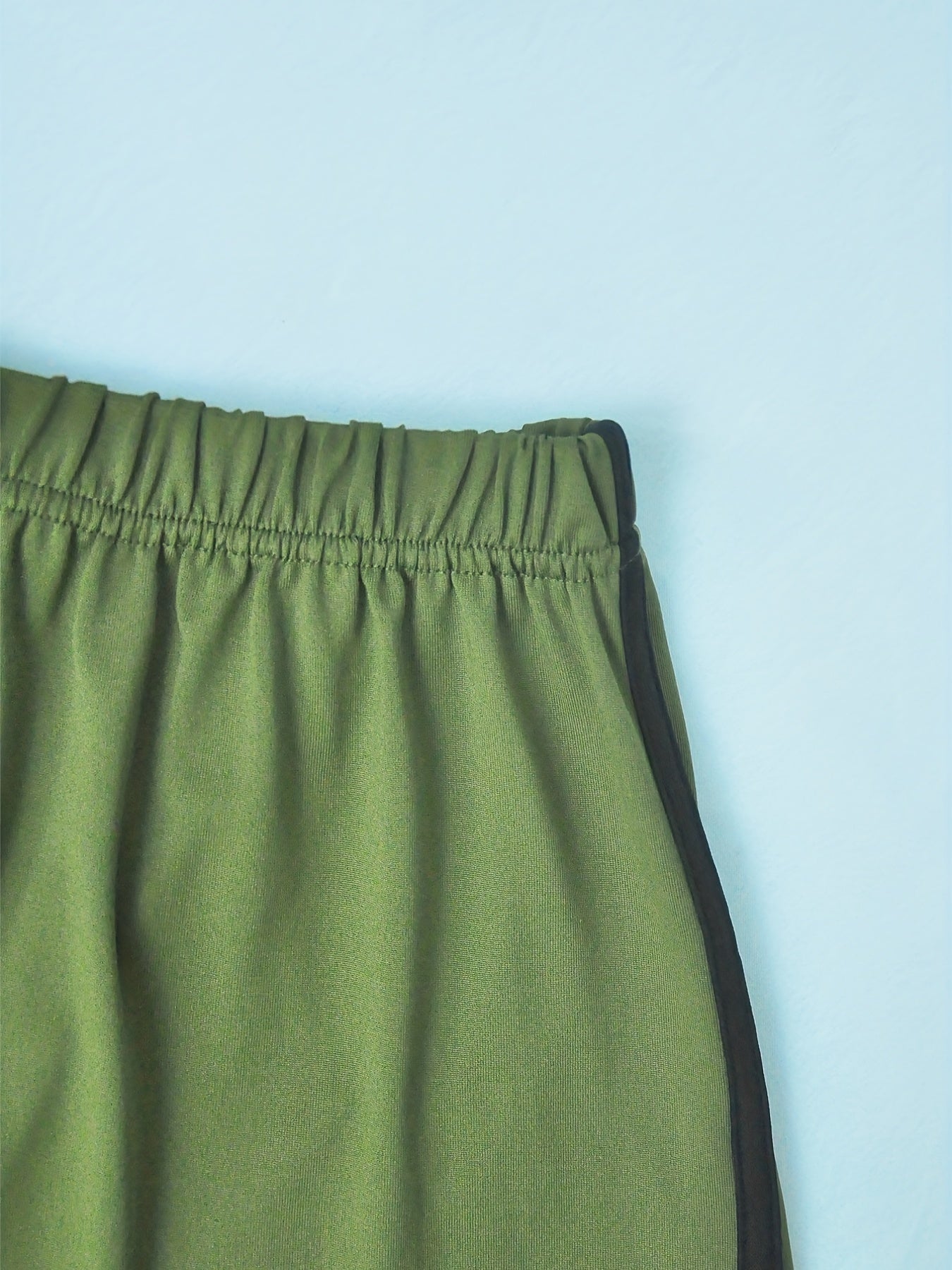 Colorblock Trim Sleep Bottoms Elastic Waistband Shorts Women's Sleepwear