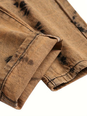 Men's Ripped Jeans Distressed Denim Pants Street Style Spring Summer