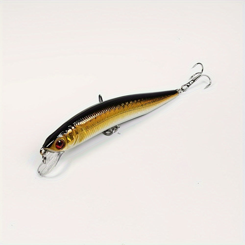 10pcs Minnow Fishing Lure 9.8g Floating Hard Bait Carp Tackle