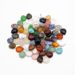 30pcs Natural Semi precious Stone Beads Drop Shaped Loose Beads
