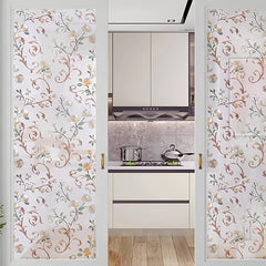 Retro Window Film Anti-exposure Light Translucent Opaque Glass Window Sticker